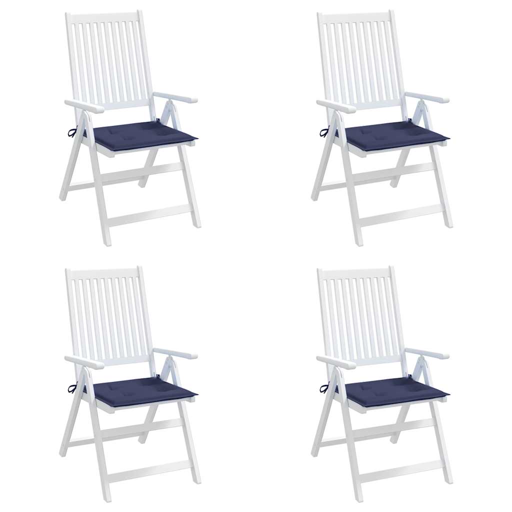 Palettenkissen 4 Stk. Marineblau 40x40x4 cm Oxford-Gewebe