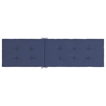 Liegestuhl-Auflage Marineblau Oxford-Gewebe