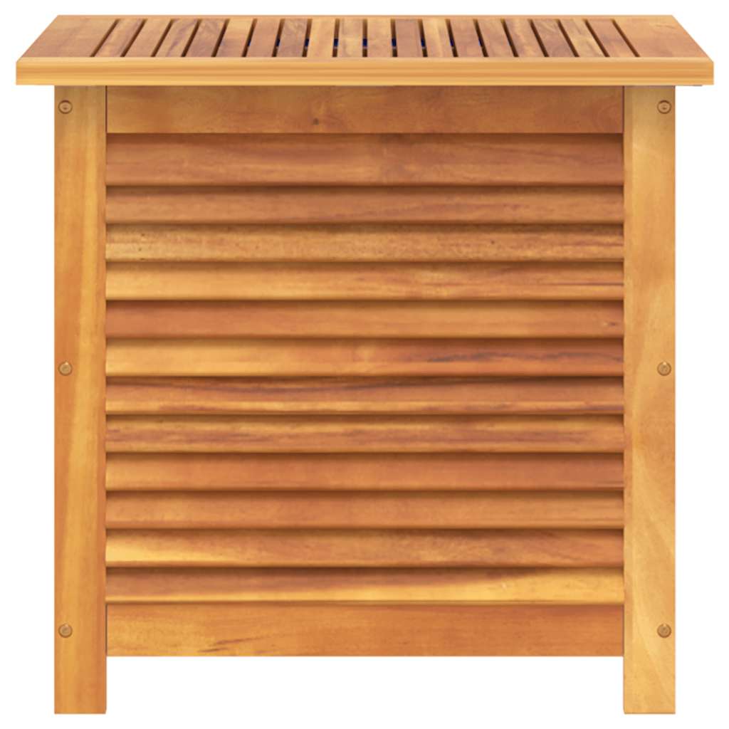 Gartenbox mit Lüftungsschlitzen 60x50x56 cm Massivholz Akazie