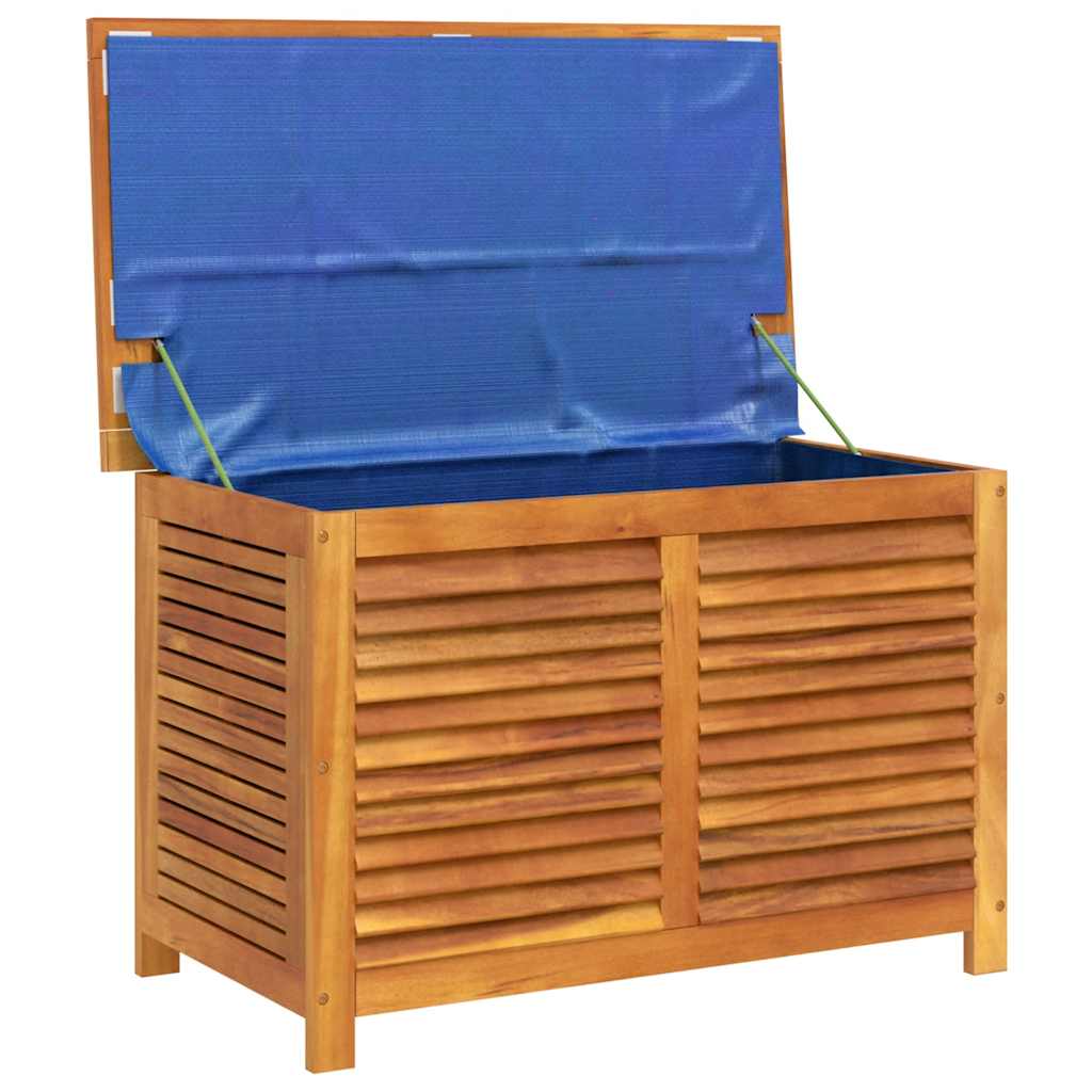 Gartenbox mit Lüftungsschlitzen 90x50x56 cm Massivholz Akazie