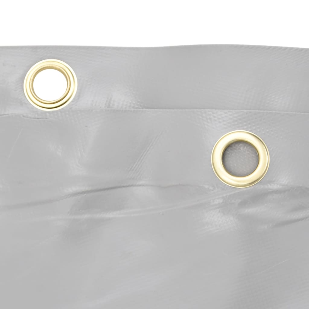 Abdeckplane Grau 1,5x2 m 650 g/m²