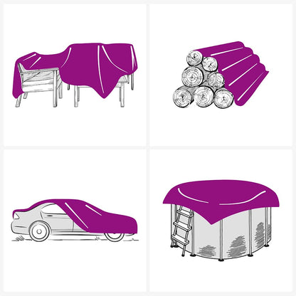 Abdeckplane Grün 4x8 m 650 g/m²