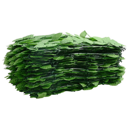 Balkon-Sichtschutz mit Grünen Blättern 200x150 cm