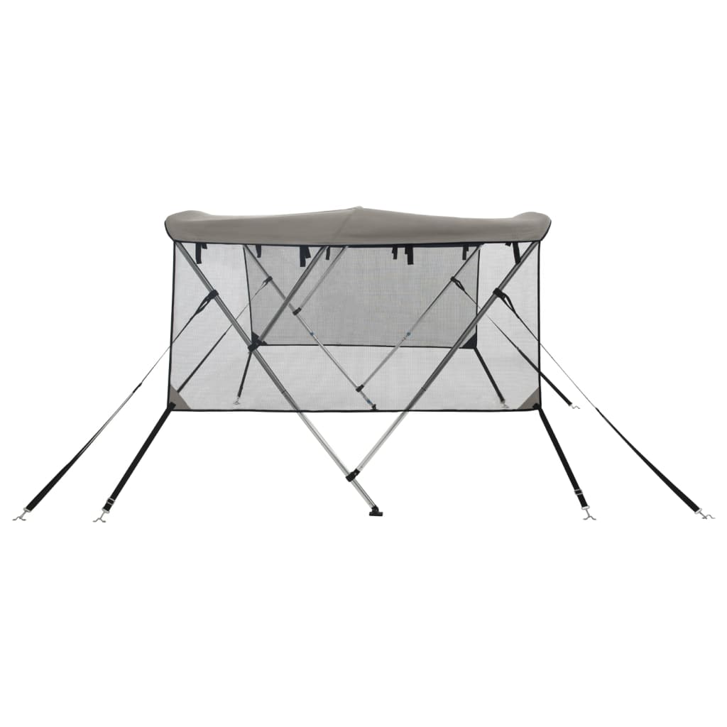 3-Bow Bimini-Top mit Mesh-Seitenteilen 183x(137-152)x137 cm