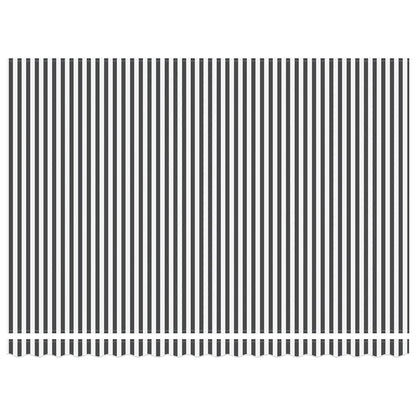 Markise Automatisch mit LED Anthrazit & Weiß 450x300 cm