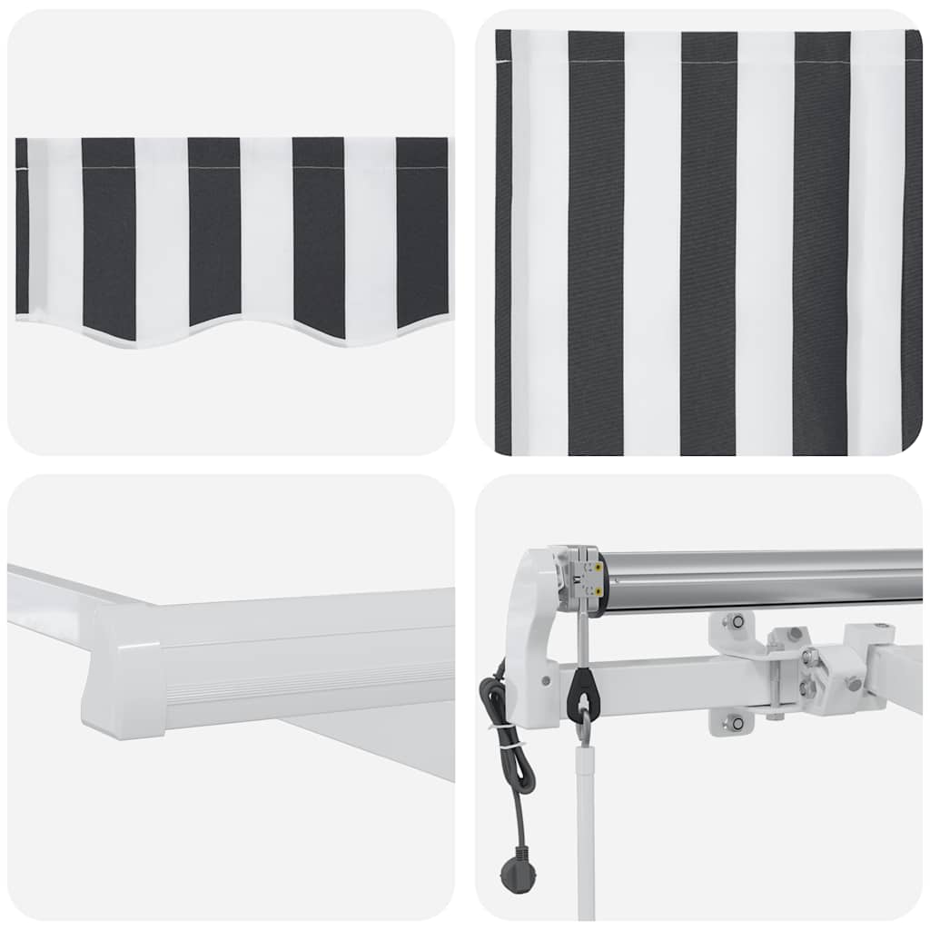 Automatisch Manuell Anthrazit & Weiß 400x300 cm