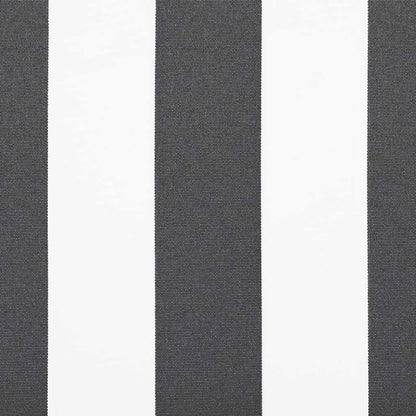 Markise Einziehbar Anthrazit und Weiß 4,5x3 m Stoff & Aluminium