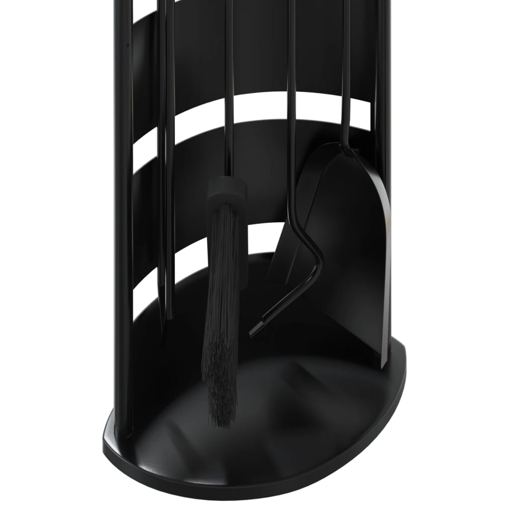 5-teiliges Kaminbesteck-Set 23 x 15 x 66 cm Stahl