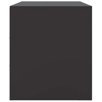 TV-Schränke 2 Stk. Schwarz 67x39x44 cm Stahl