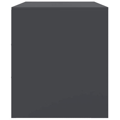 TV-Schrank Anthrazit 67x39x44 cm Stahl