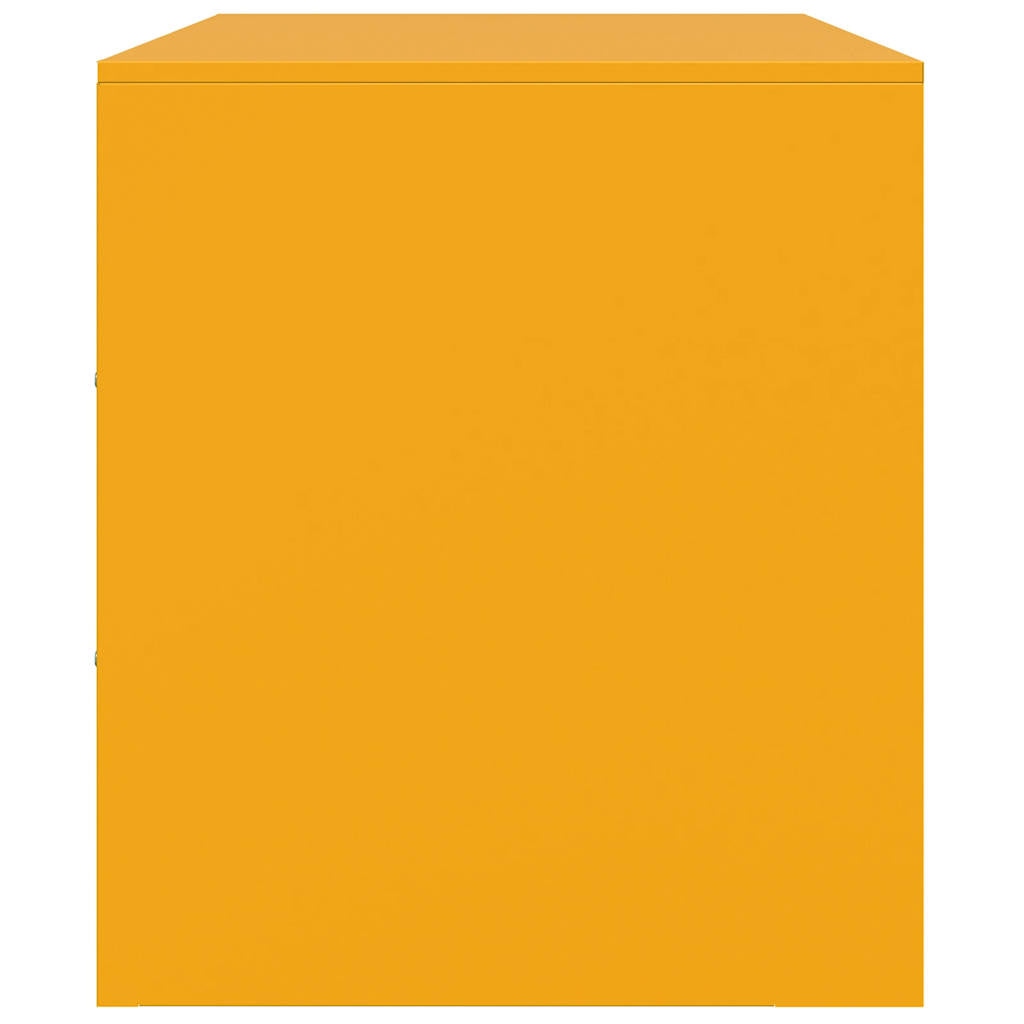 TV-Schrank Senfgelb 99x39x44 cm Stahl