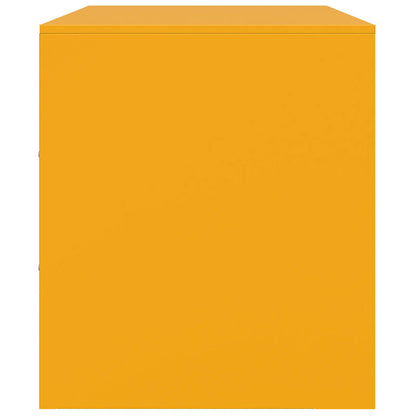 TV-Schrank Senfgelb 99x39x44 cm Stahl