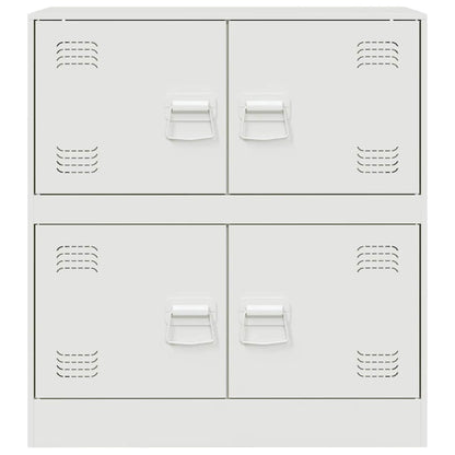 Sideboard Weiß 67x39x73 cm Stahl