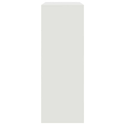 Sideboard Weiß 67x39x107 cm Stahl