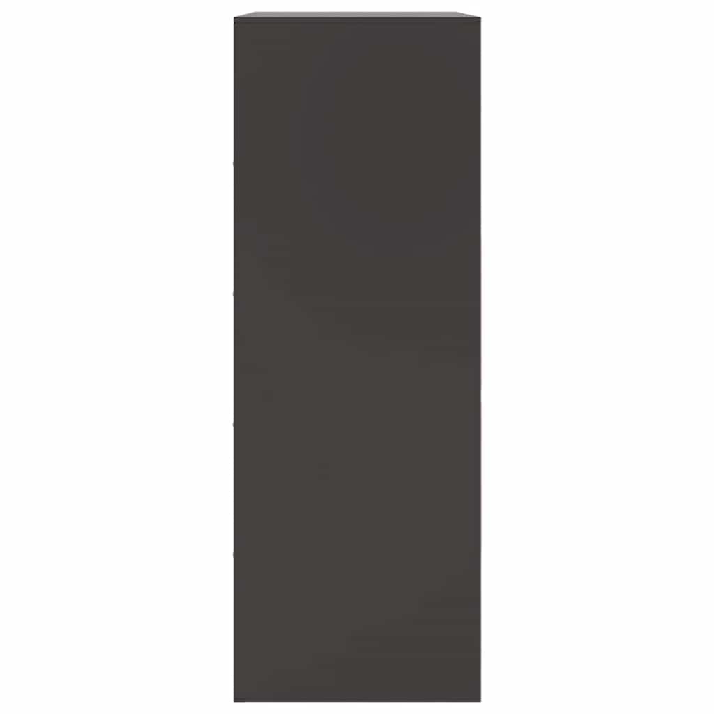 Sideboard Schwarz 67x39x107 cm Stahl