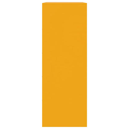 Sideboard Senfgelb 67x39x107 cm Stahl