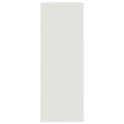 Sideboard Weiß 67x39x107 cm Stahl