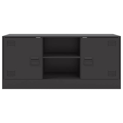 TV-Schrank Schwarz 99x39x44 cm Stahl