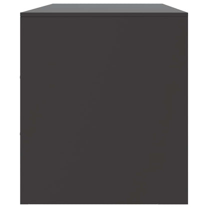 TV-Schrank Schwarz 99x39x44 cm Stahl