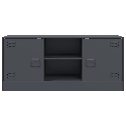 TV-Schrank Anthrazit 99x39x44 cm Stahl