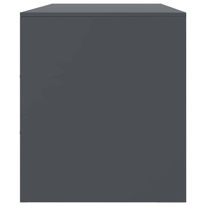 TV-Schrank Anthrazit 99x39x44 cm Stahl