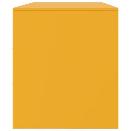 TV-Schrank Senfgelb 99x39x44 cm Stahl