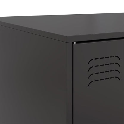 Couchtisch Schwarz 67x50x44 cm Stahl