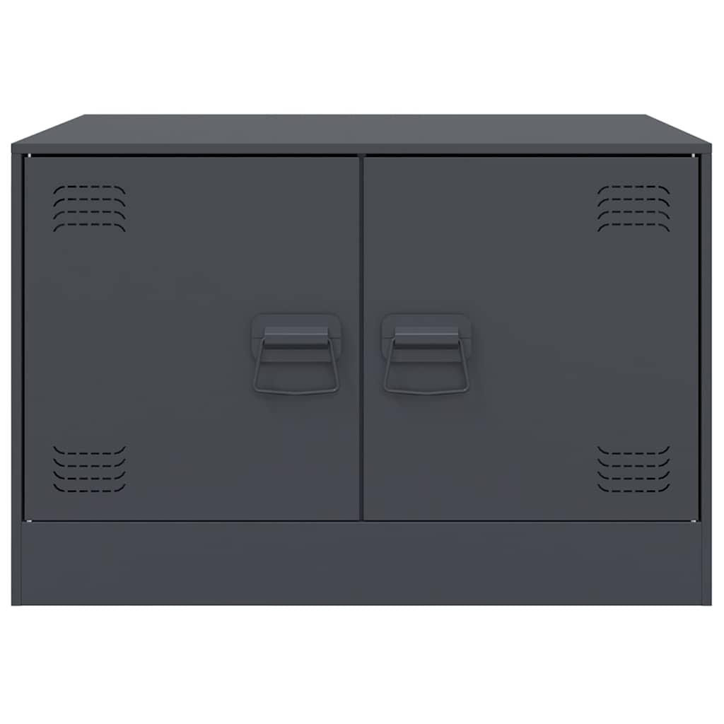 Couchtisch Anthrazit 67x50x44 cm Stahl