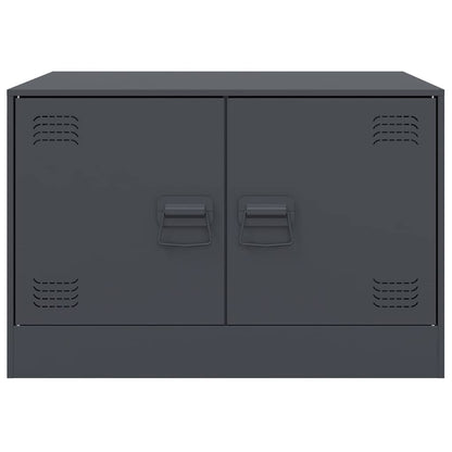 Couchtisch Anthrazit 67x50x44 cm Stahl