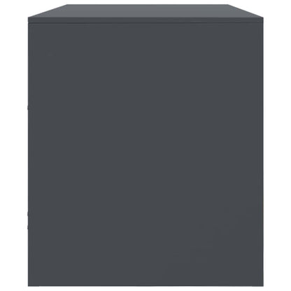 TV-Schrank Anthrazit 99x39x44 cm Stahl