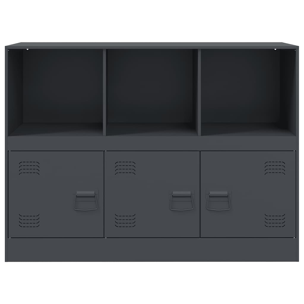 Sideboard Anthrazit 99x39x73 cm Stahl