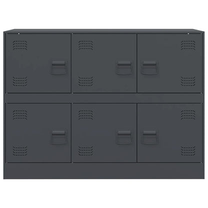 Sideboard Anthrazit 99x39x73 cm Stahl