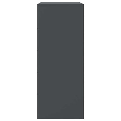 Highboard Anthrazit 67x39x95 cm Stahl