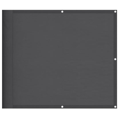 Balkon-Sichtschutz Anthrazit 90x800 cm 100 % Polyester-Oxford