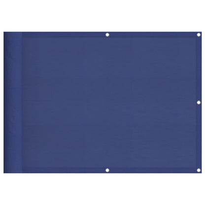 Balkon-Sichtschutz Blau 75x700 cm 100 % Polyester-Oxford