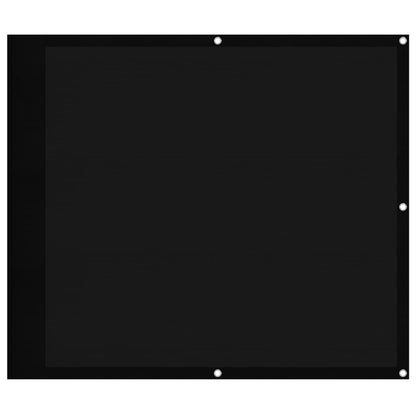 Balkon-Sichtschutz Schwarz 90x800 cm 100 % Polyester-Oxford