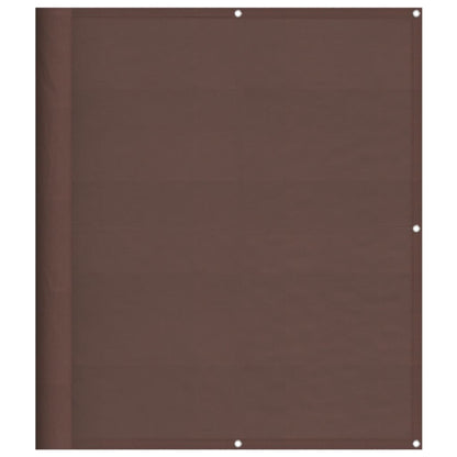 Balkon-Sichtschutz Braun 120x1000 cm 100 % Polyester-Oxford