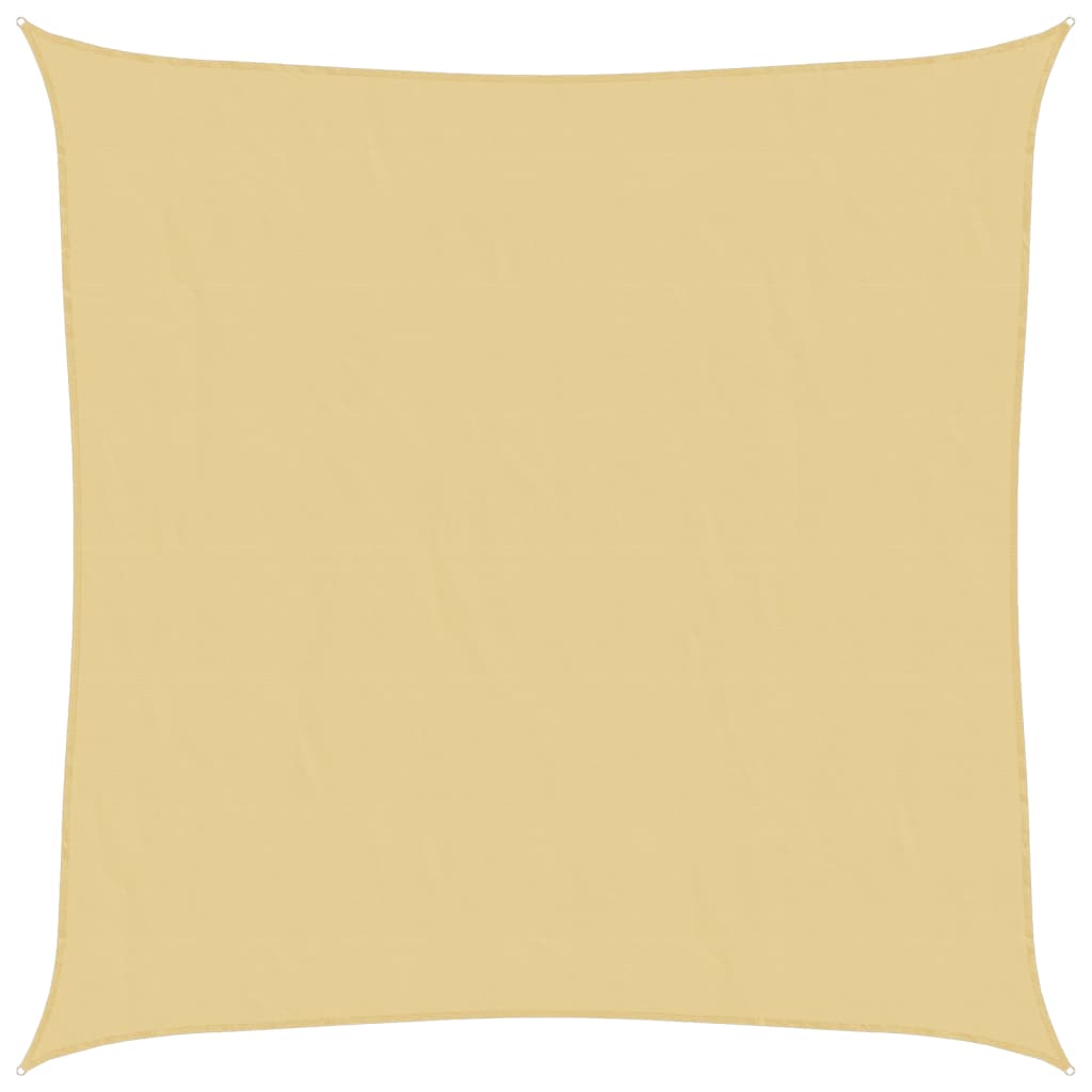 Sonnensegel Sandfarbe 4x4 m 100% Polyester Oxford