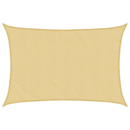 Sonnensegel Sandfarbe 3,5x2,5 m 100% Polyester Oxford