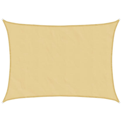 Sonnensegel Sandfarbe 7x5 m 100% Polyester Oxford