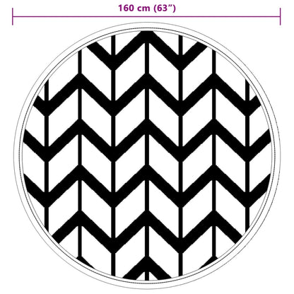 Outdoor-Teppich ARAKIL Grau Ø160 cm PP