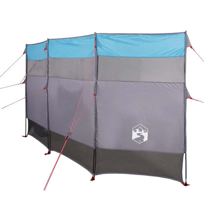 Camping-Windschutz Blau 366x152x152 cm Wasserdicht