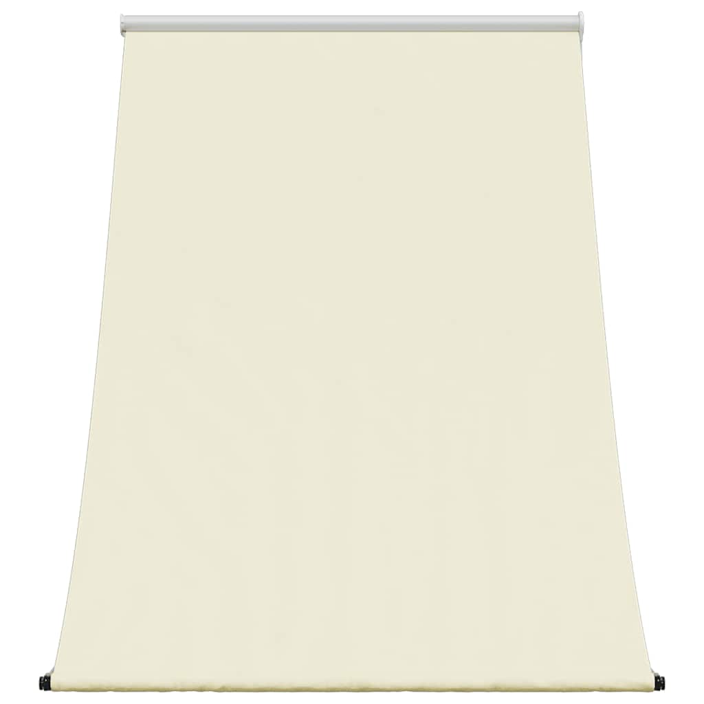 Markise Einziehbar Creme 150x150 cm Stoff und Stahl
