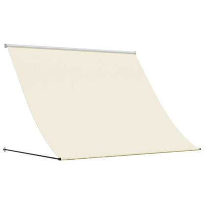 Markise Einziehbar Creme 250x150 cm Stoff und Stahl