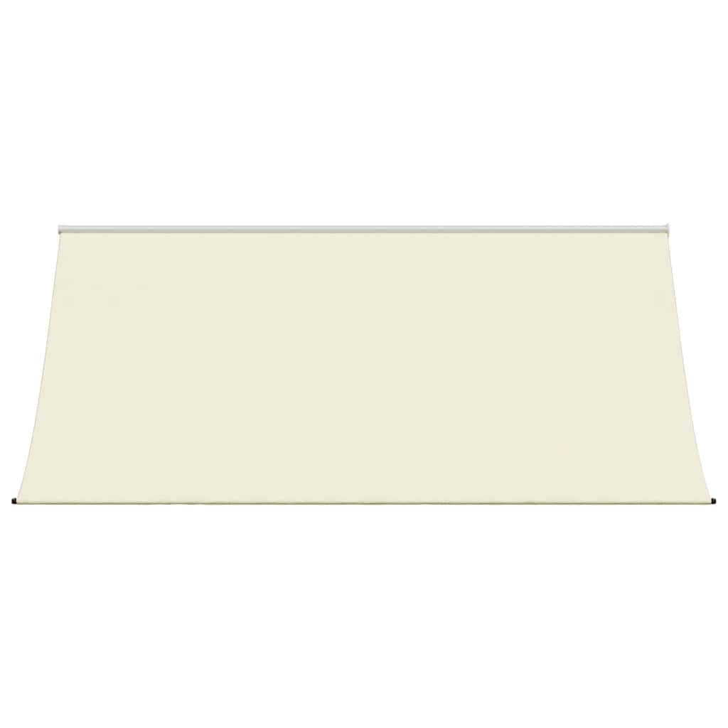 Markise Einziehbar Creme 300x150 cm Stoff und Stahl