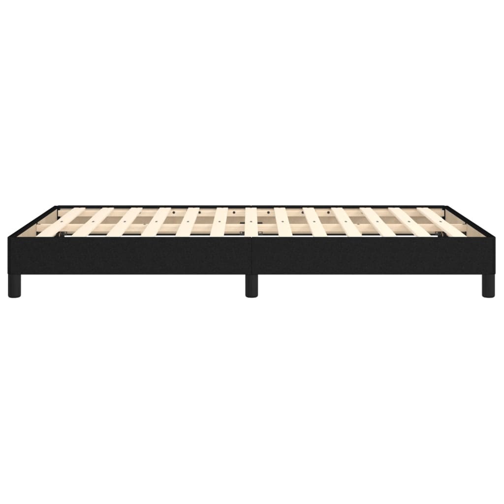 Bettgestell ohne Matratze Schwarz 120x190 cm Stoff