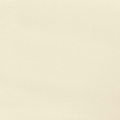 Bettgestell ohne Matratze Creme 120x190 cm Kunstleder