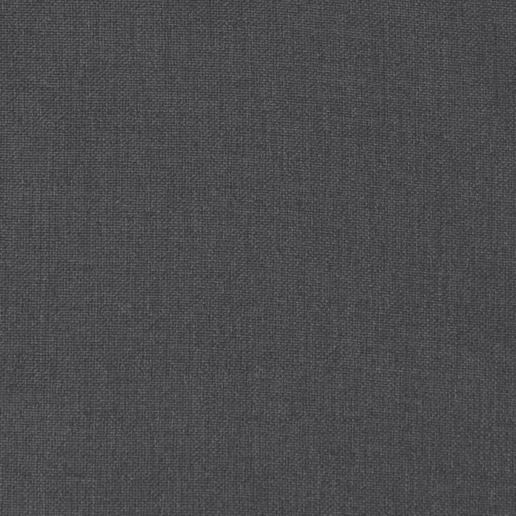 Niedriglehner-Auflagen 4 Stk Melange Anthrazit 100x50x4cm Stoff