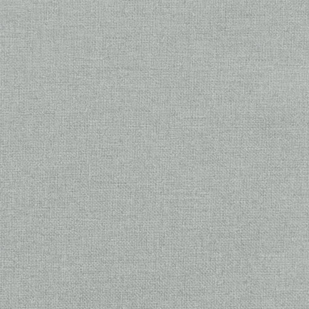 Gartenbank-Auflage Melange Hellgrau 100x50x7 cm Stoff