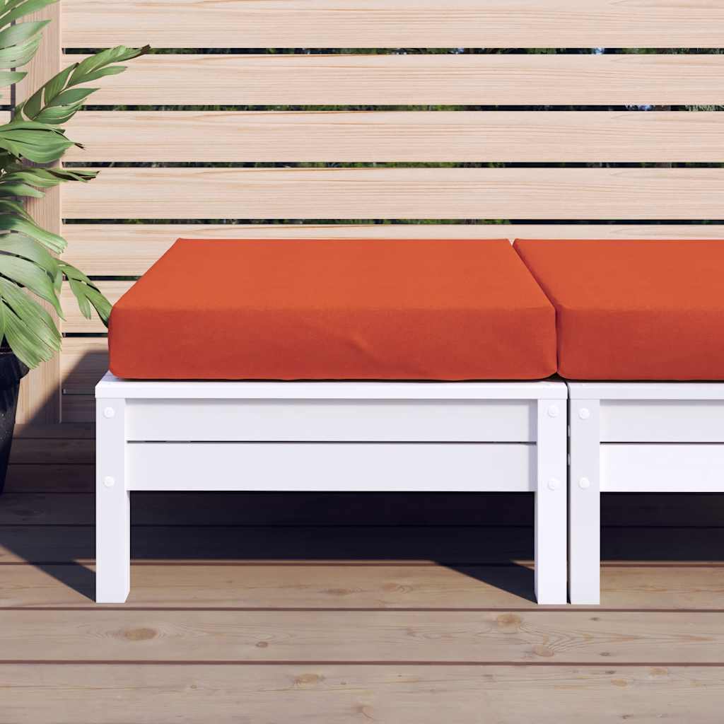 Palettenkissen Melange Rot 60x60x9,5 cm Stoff